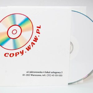 Koperta kartonowa na CD, DVD, Blu-ray przód